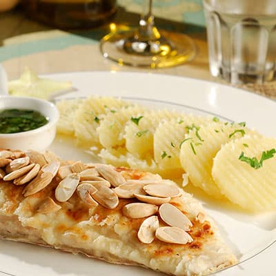 Peixe em Amêndoas